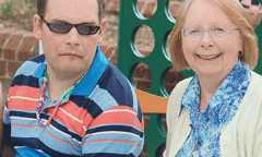 Daniel with his mum
